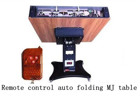 Remote control foldable auto MJ table