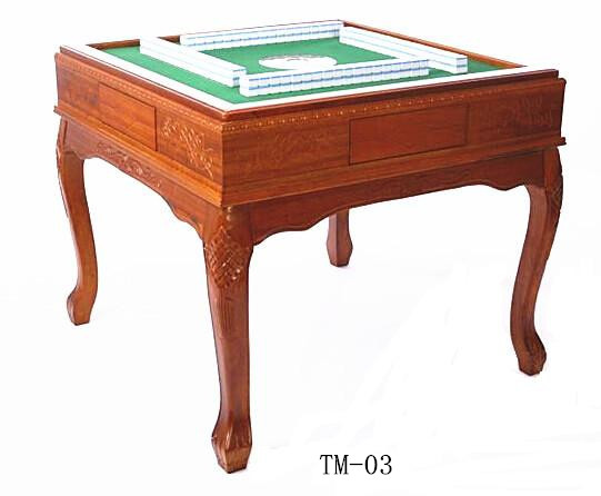 wooden automatic mahjong table